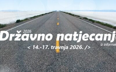 Lovro Prpić predstavlja našu školu na Državnom natjecanju iz informatike! 