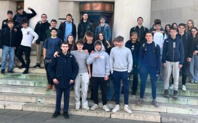 Učenici Tehničke škole u okviru Erasmus + projekta Financijska pismenost na edukaciji u Hrvatskoj narodnoj banci 4. ožujka 2026. 